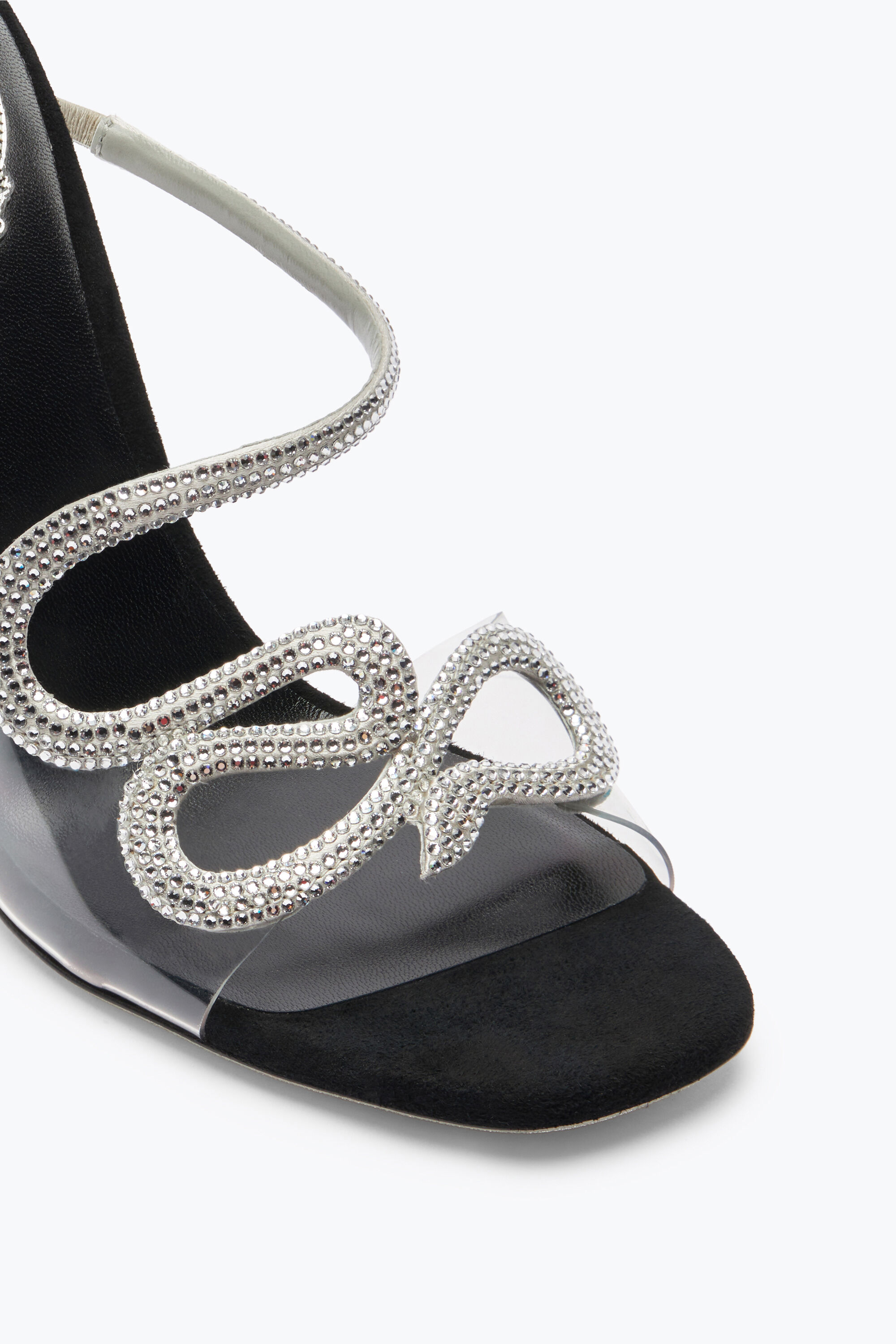 Morgana Pearl Grey Sandal 105 Sandals in Black for Women Rene