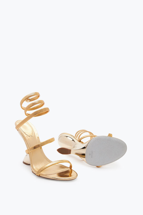 Symphony Mirrored Gold Sandal 105