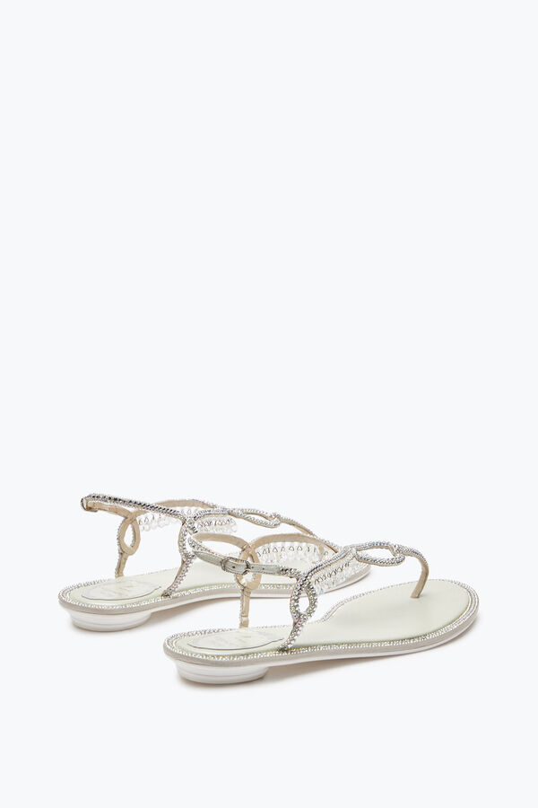 Elegant Flat Sandals Chandelier