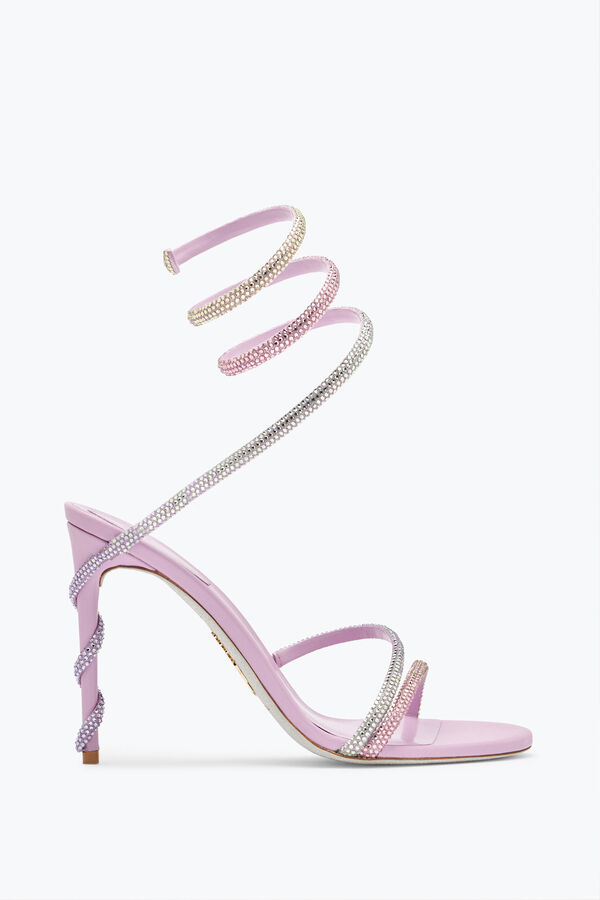 Margot Lilac Sandal With Degrad&eacute; Crystals 105