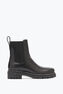 Bottes En Cuir Noir Bika