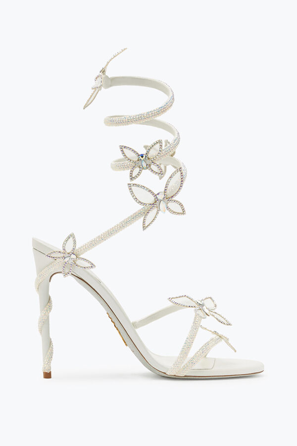 Margot Crystal White Sandal 105