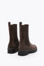 BIKA BRAUN KNÖCHELHOHER STIEFEL MIT KRISTALLEN 50