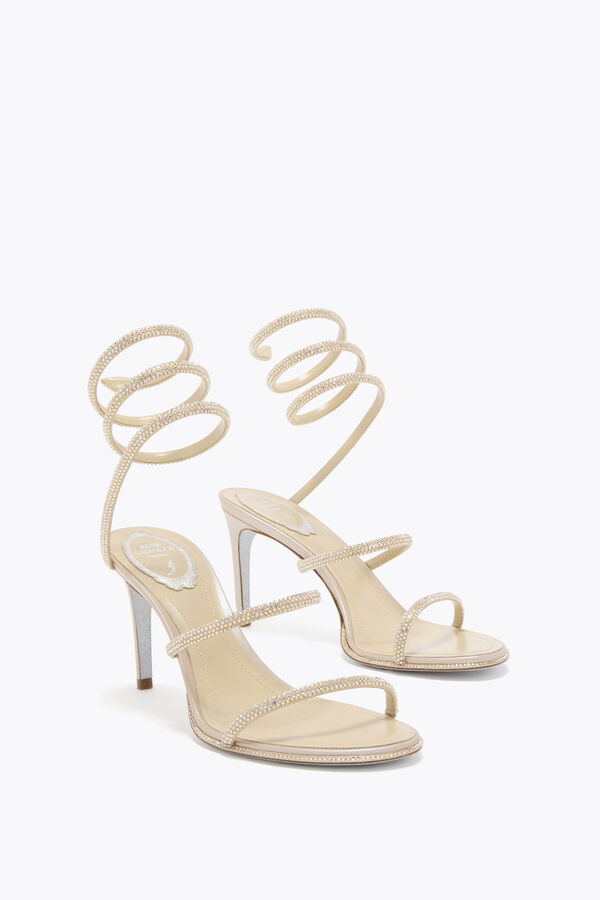 CLEO CHAMPAGNE SANDAL 80