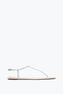 DIANA WHITE SANDAL WITH CRYSTALS 10