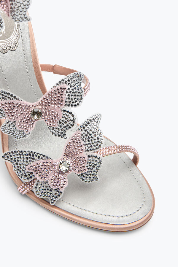 SANDALE FAIRY ROSE ET ARGENT 105
