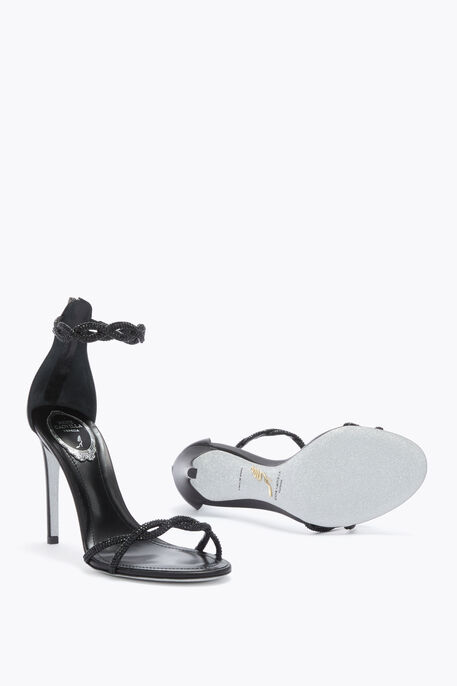BRAID BLACK SANDAL 105