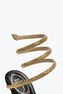 MARGOT BLACK JEWEL SANDALS SNAKE