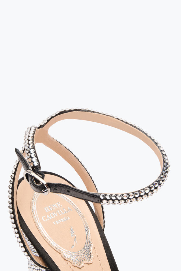 NICOLE BLACK SANDAL 105