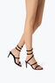 CLEO BLACK VELVET SANDAL 80