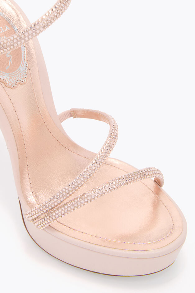 MARGOT BLUSH PINK PLATFORM SANDAL 130