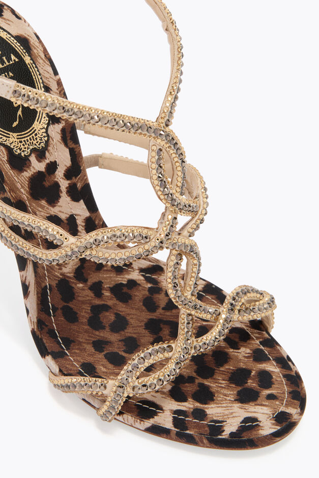 DALILAH ANIMALIER SANDAL 105