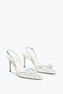 Slingback Cinderella blanco 80