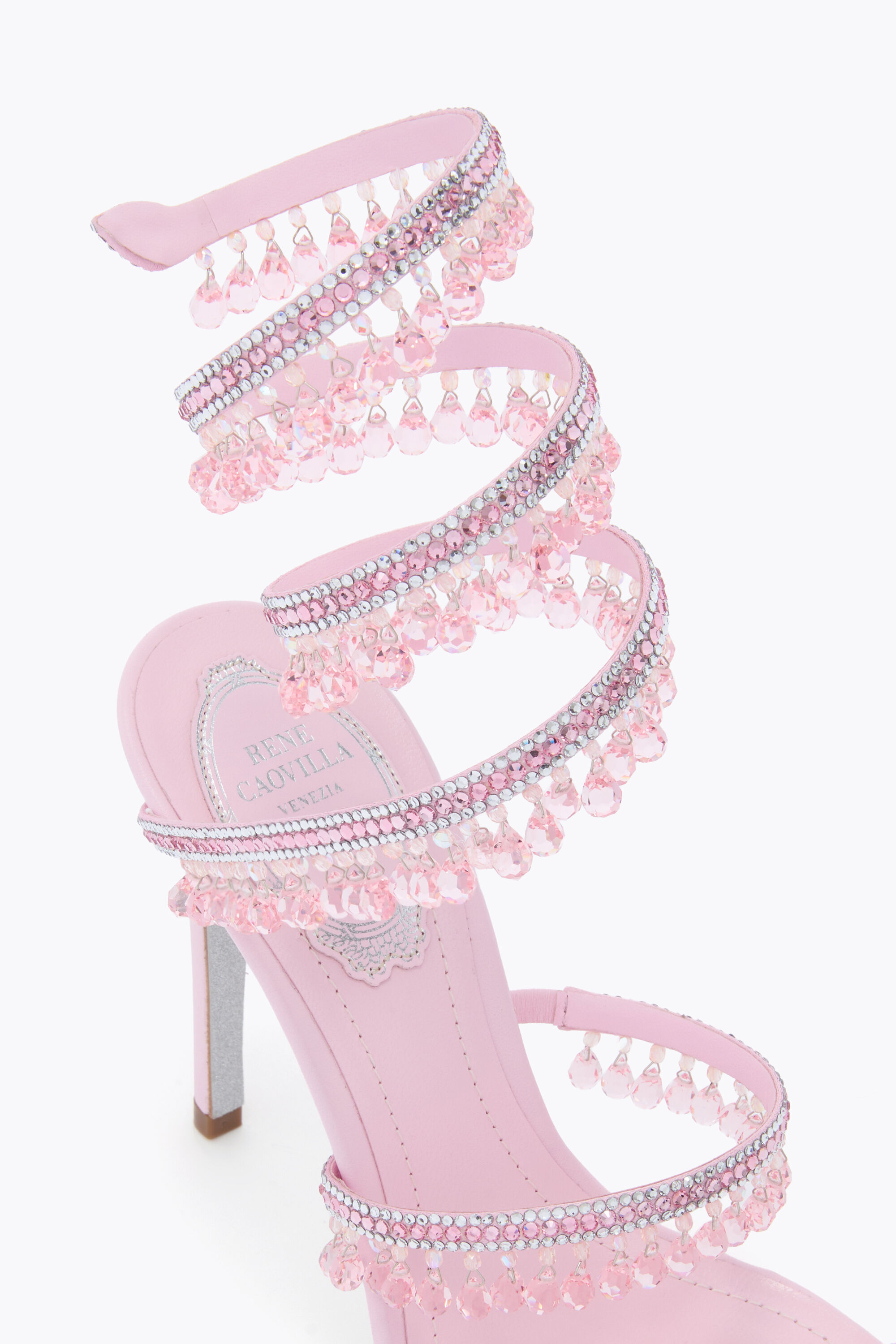 Jeweled sandals with crystals and gems | Rene Caovilla®