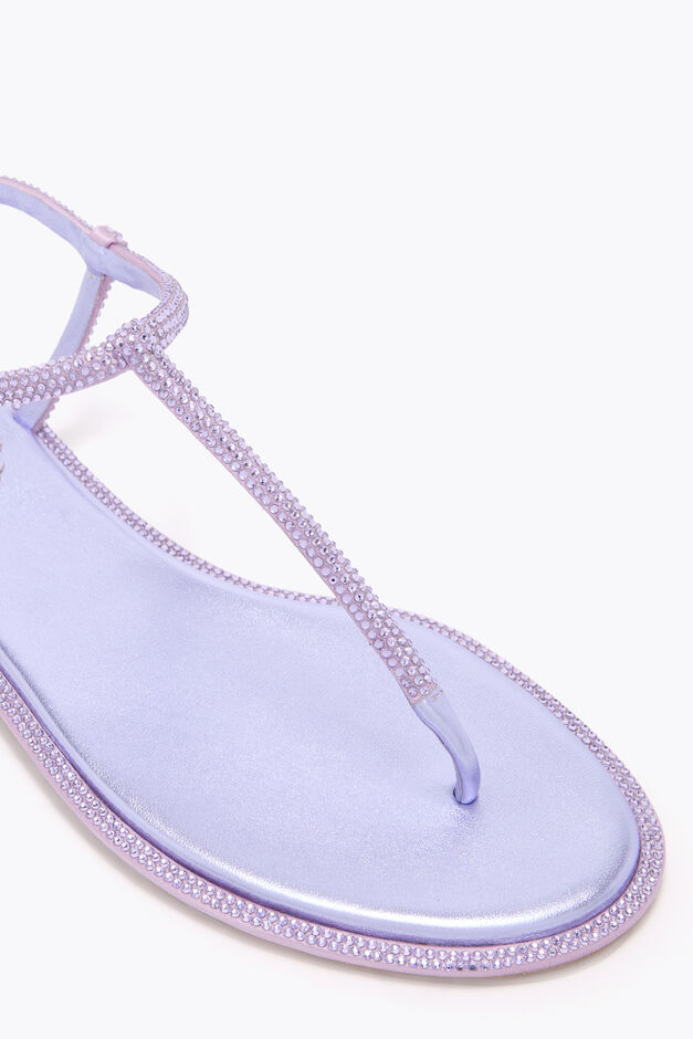 DIANA SANDALE MIT KRISTALLEN 10 IN FLIEDER