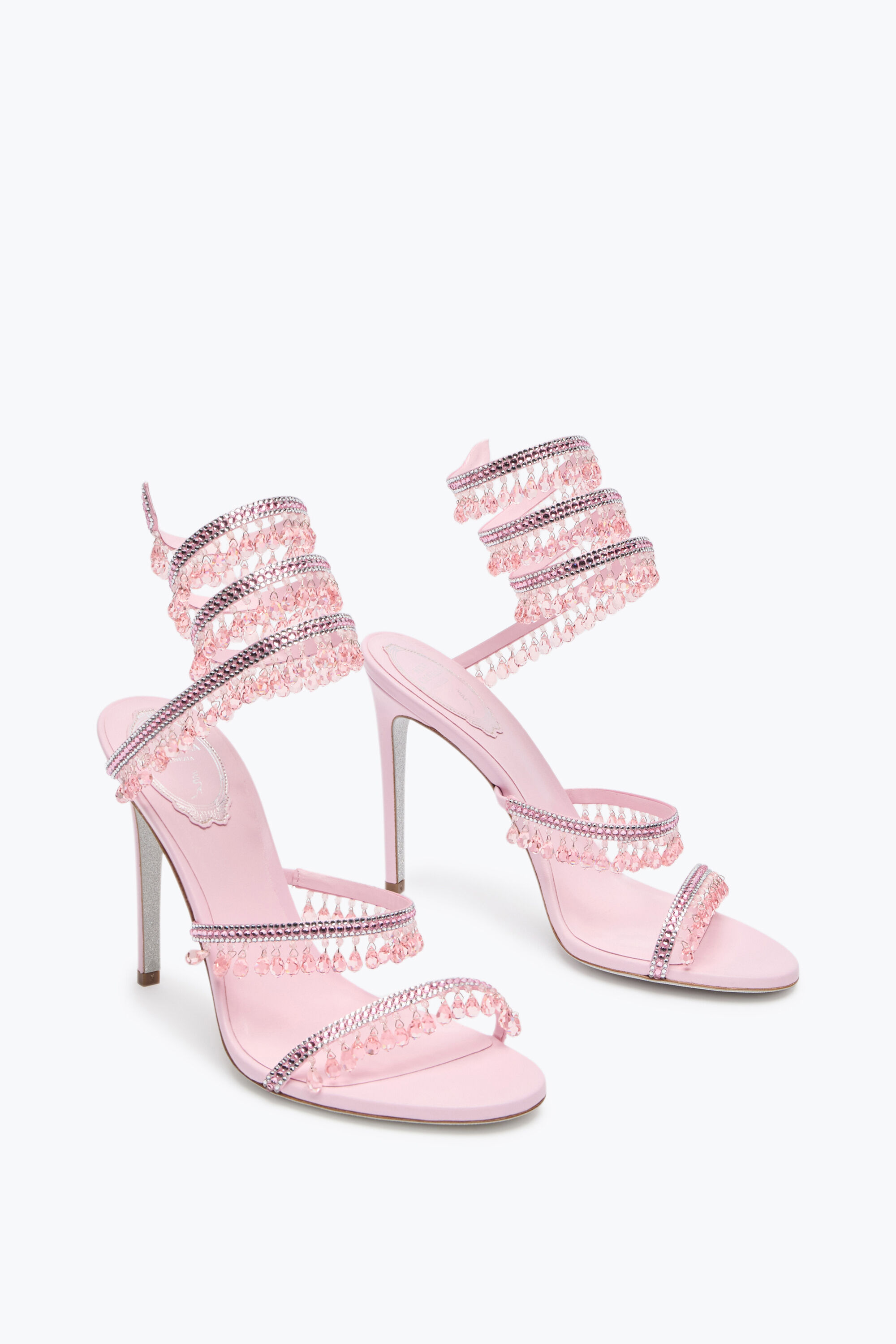 RENE CAOVILLA VELVET SNAKE SANDALS ルネ カオヴィラ ベルベ Jeweled MARGOT BLACK JEWEL SANDALS SNAKE | Rene Caovilla®