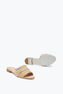 Sandalo Slider Sally Crema Con Cristalli 10