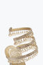 CHANDELIER CRYSTAL BEIGE SANDAL 105