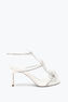 PEACH FLOWER IVORY SANDAL 80