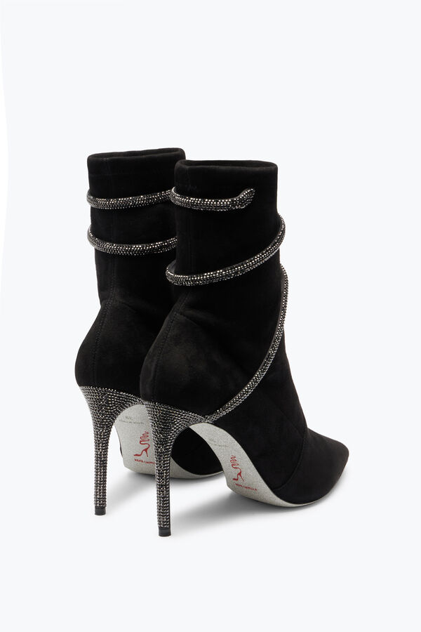 Cleo Crystals Black Bootie 100