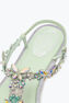 EDEN GREEN MINT THONG SANDAL 10