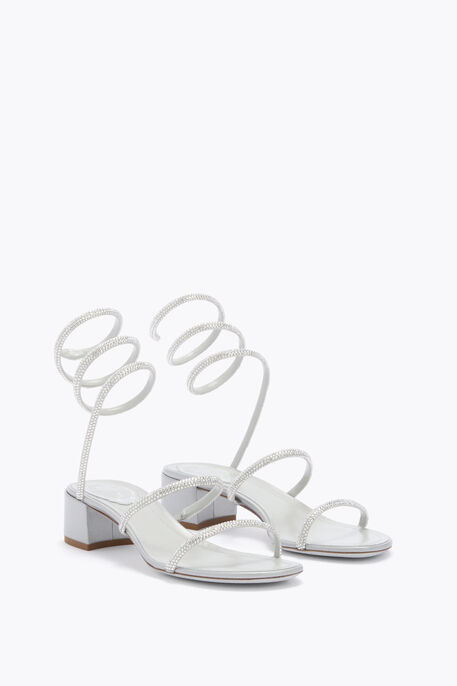 CLEO SILVER SANDAL 40