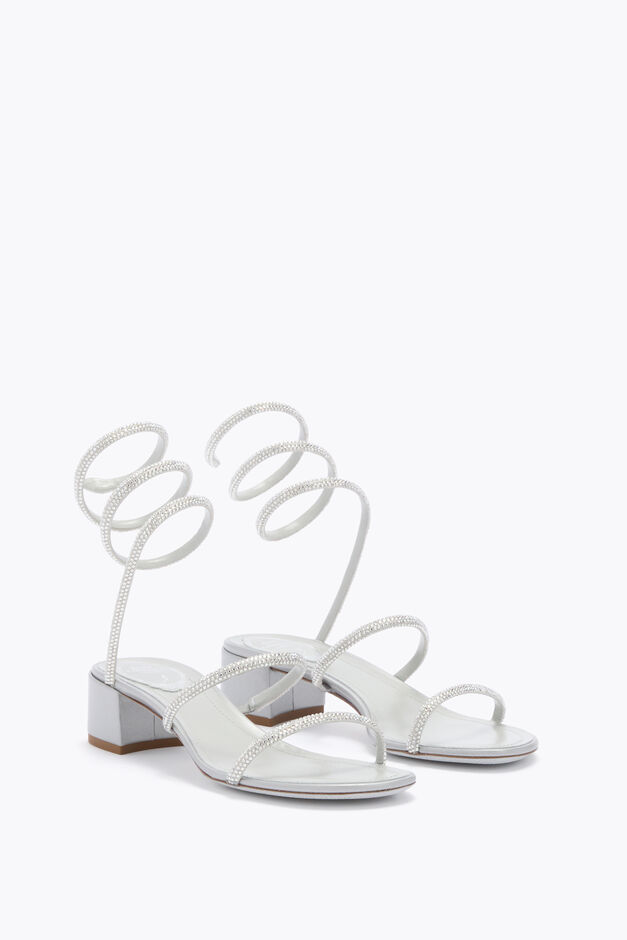 CLEO SILVER SANDAL 40