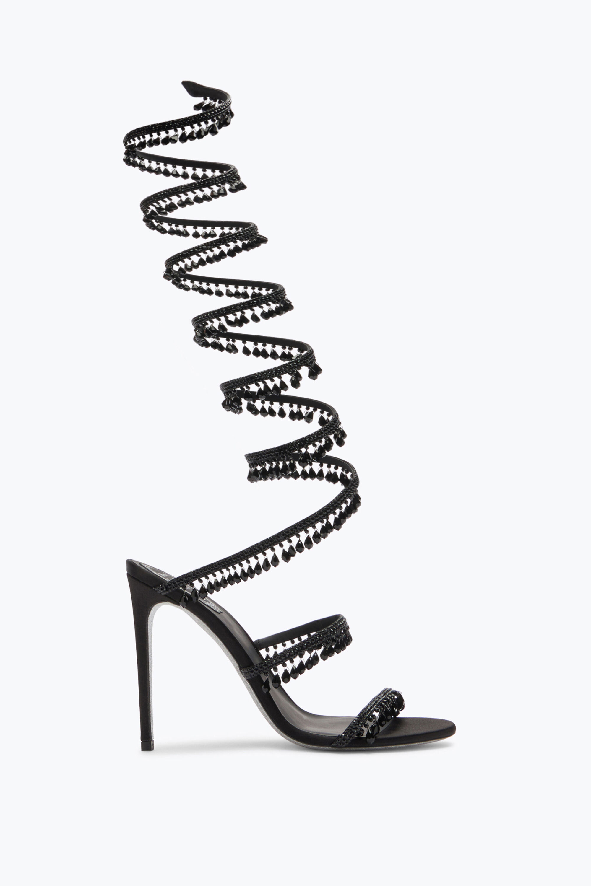 Jeweled sandals with crystals and gems Rene Caovilla