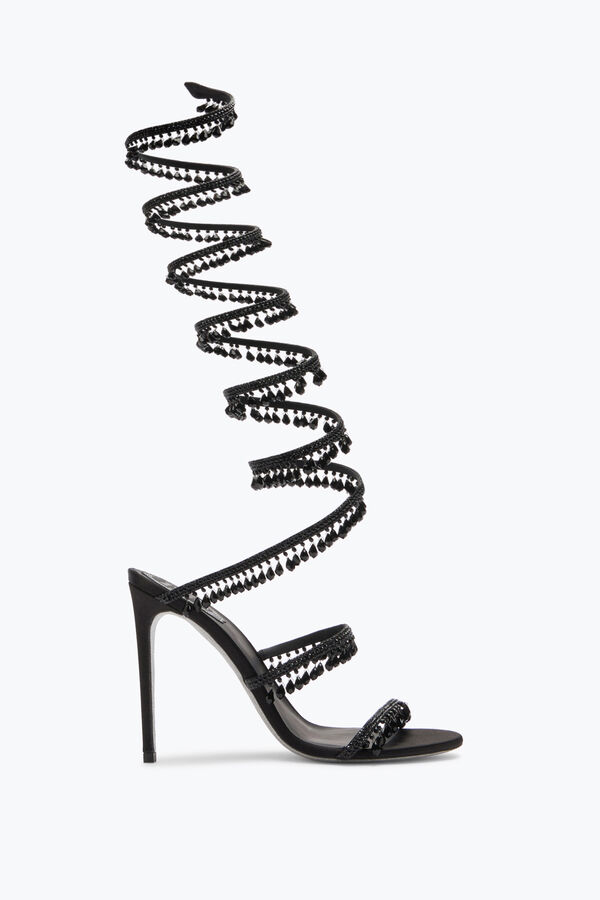 SUPER CHANDELIER BLACK SANDAL 105