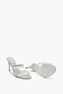 Chandelier Pearl Gray Slider Sandal 80