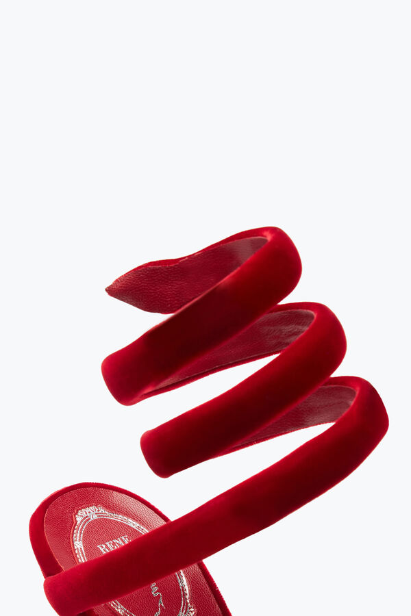 Cleo Ruby Velvet Sandal 105