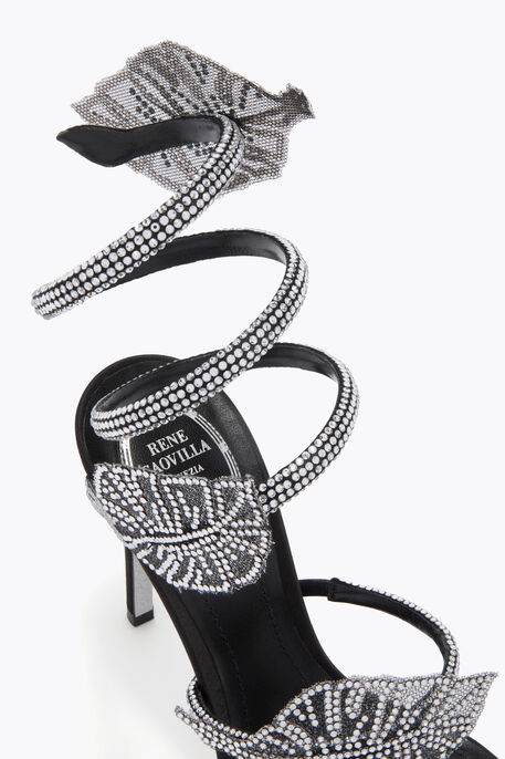 LEAF BLACK SANDAL 105