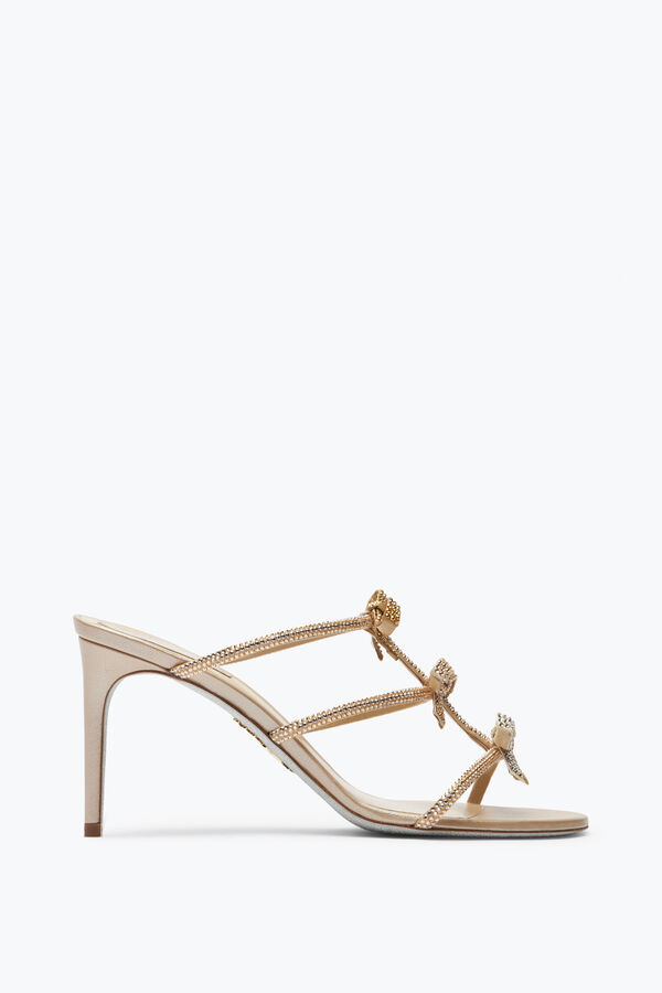 Caterina Champagne Slider Sandal 80