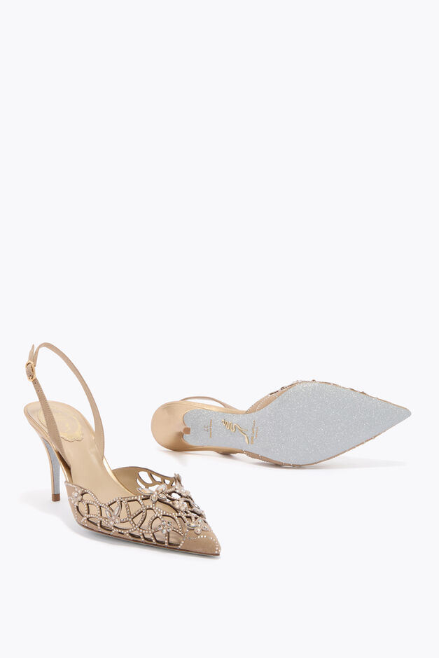 EDEN GOLD SLINGBACK 80