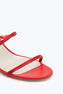 Rote Sandalette Aus Satin Cleo