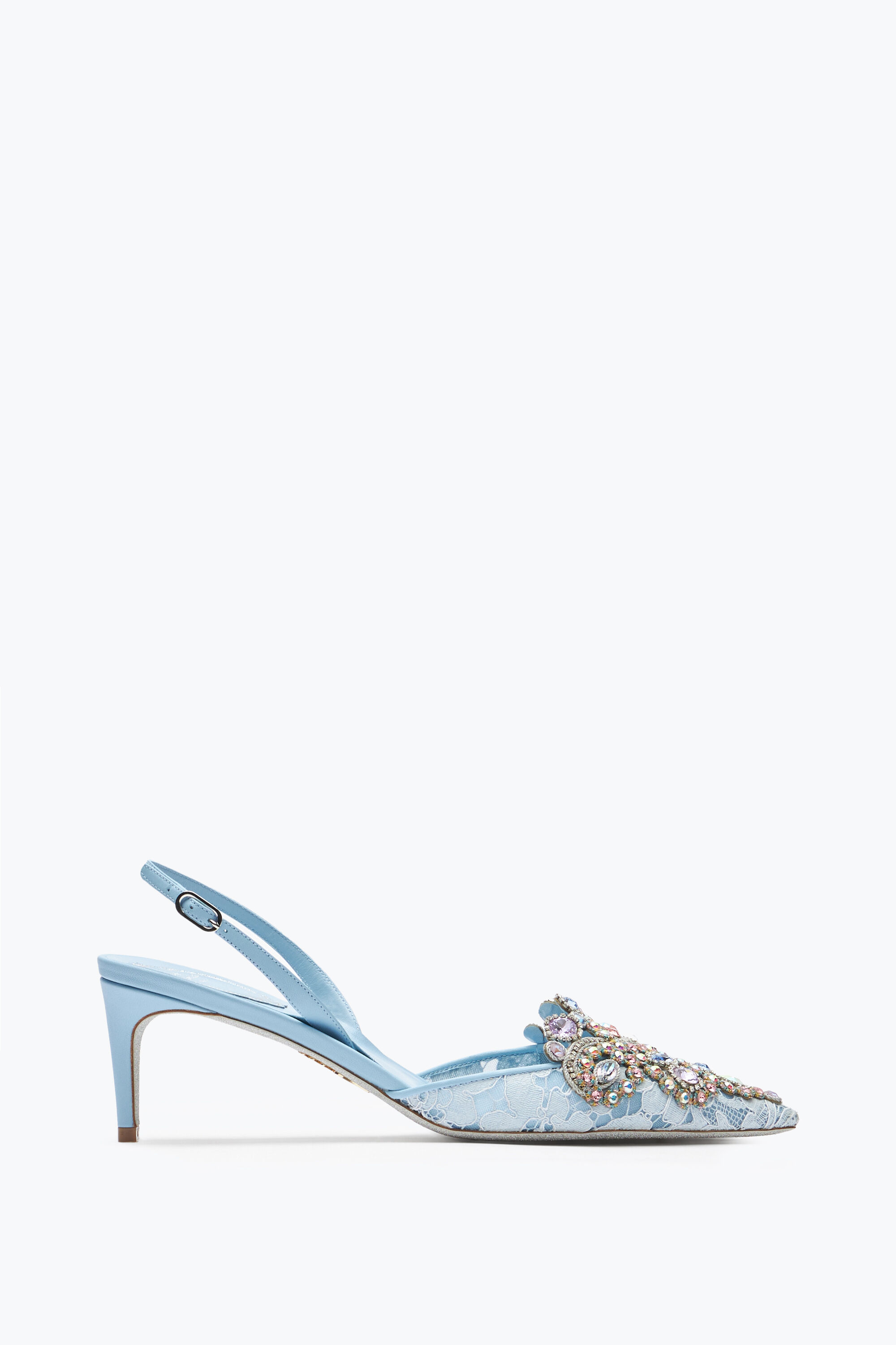 Escarpins slingback Escarpin slingback Cinderella bleu pastel 60 en Bleu pour Femme Rene Caovilla