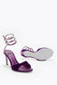 CLEO SPARK SANDALE IN PURPURROTEM SAMT 80