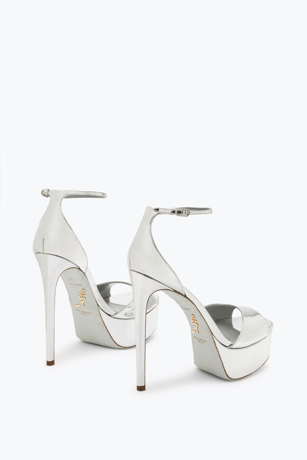 Anastasia Silver Sandal 130