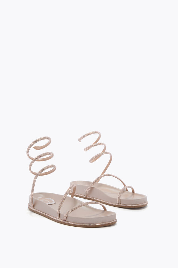 GISELE NUDE FLATFORM SANDAL 20