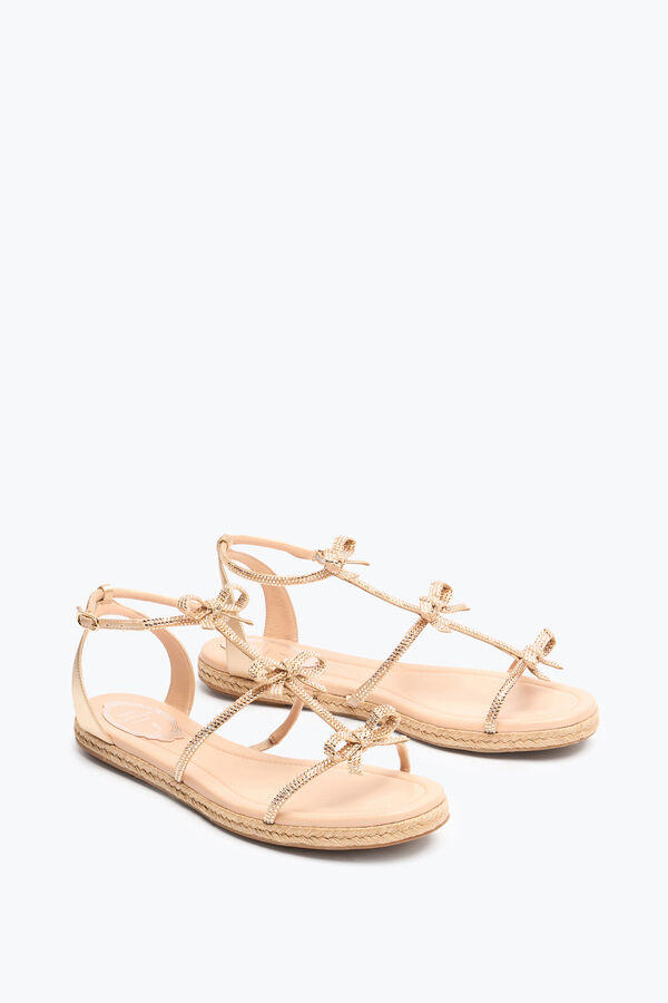 SANDALO FLATFORM CATERINA NUDE 10