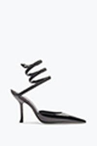 Cleo Schwarze Pumps Mit Kristallen 105