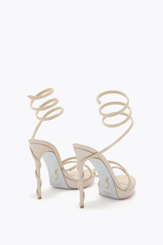 MARGOT PLATEAU SANDALE 120 IN CHAMPAGNER MARGOT PLATEAU SANDALE 120 IN CHAMPAGNER