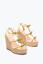 CATERINA YELLOW WEDGE SANDAL 120