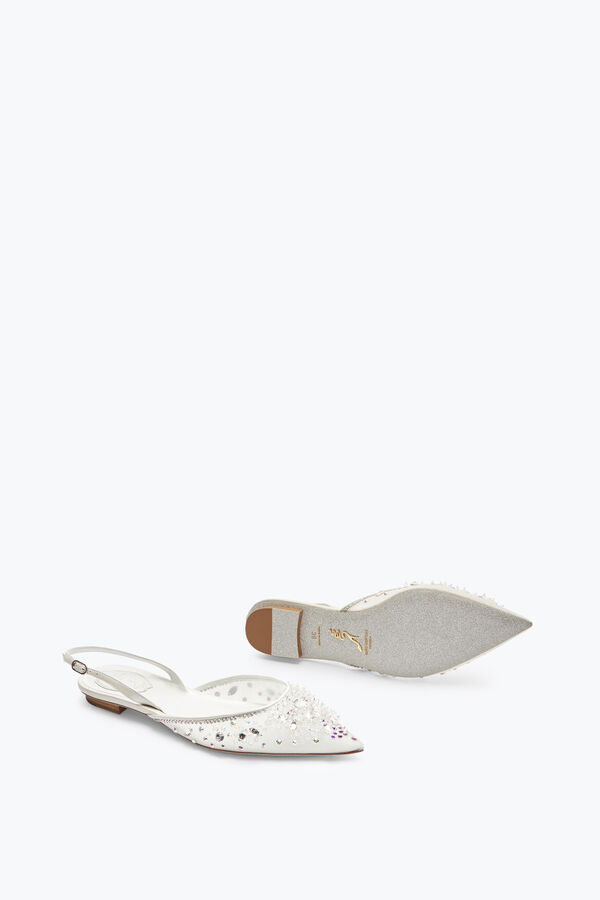 Cinderella Slingback 10 In Weiss
