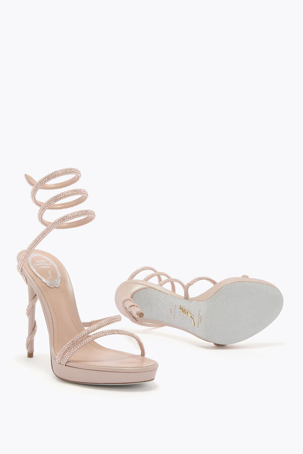 MARGOT NUDE PLATFORM SANDALE 120
