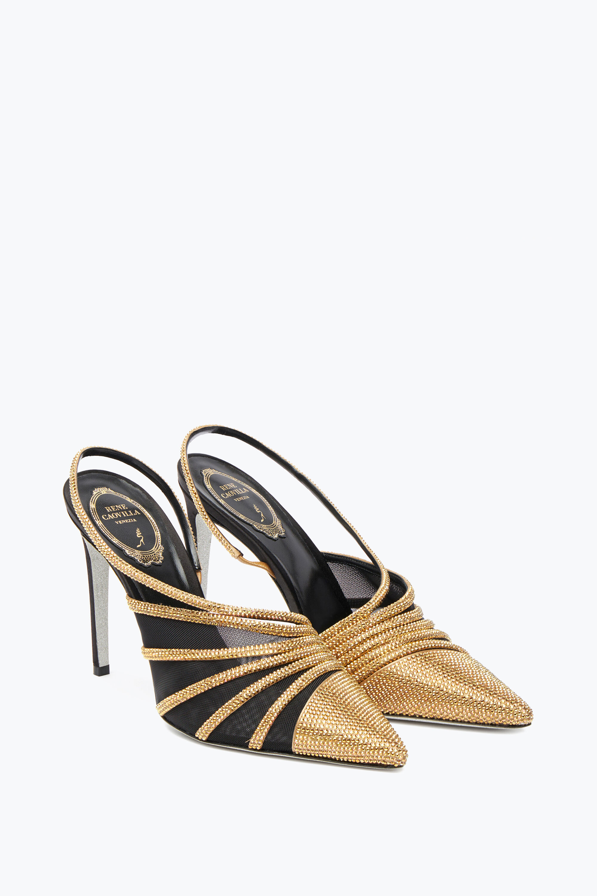 Décolleté oro outlet zara
