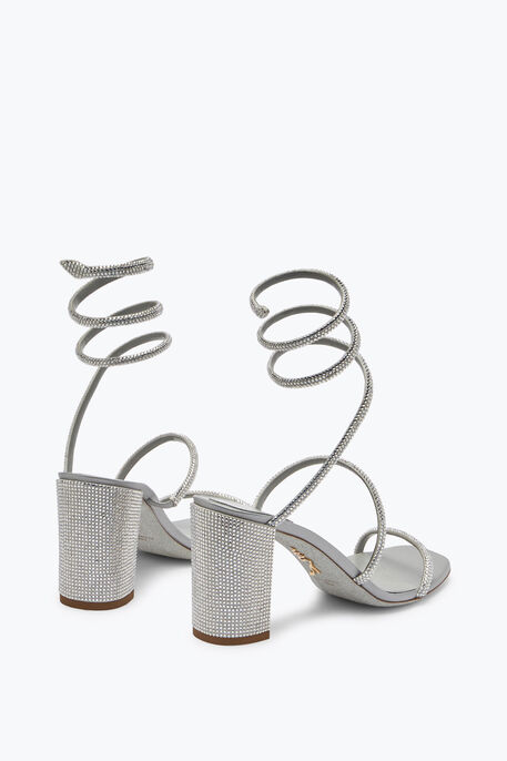 Cleo  Crystal Gray Sandal 80 Cleo  Crystal Gray Sandal 80