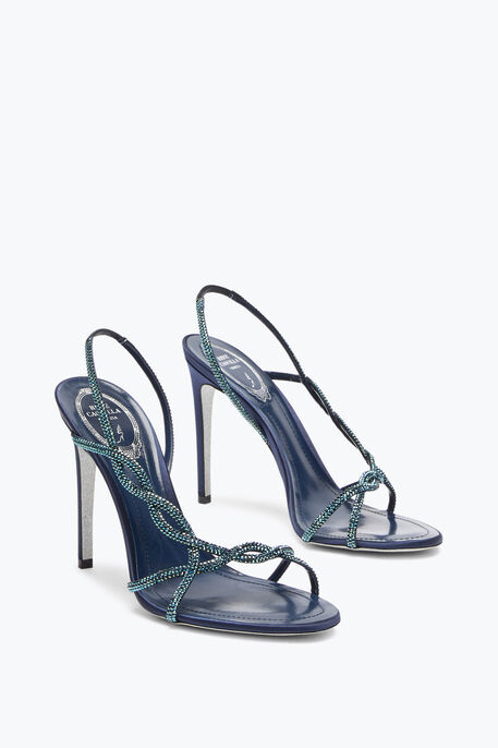 BRAID ELECTRIC BLUE SANDAL 105 BRAID ELECTRIC BLUE SANDAL 105