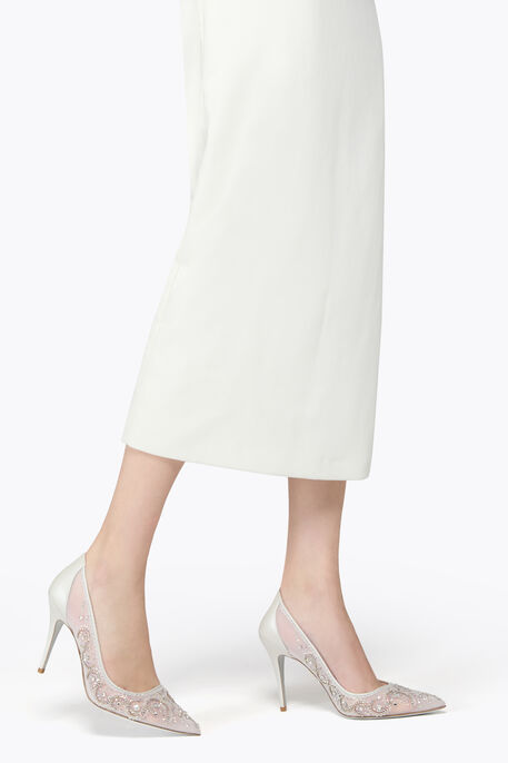 JAHANARA PUMP 100 IN WEISS