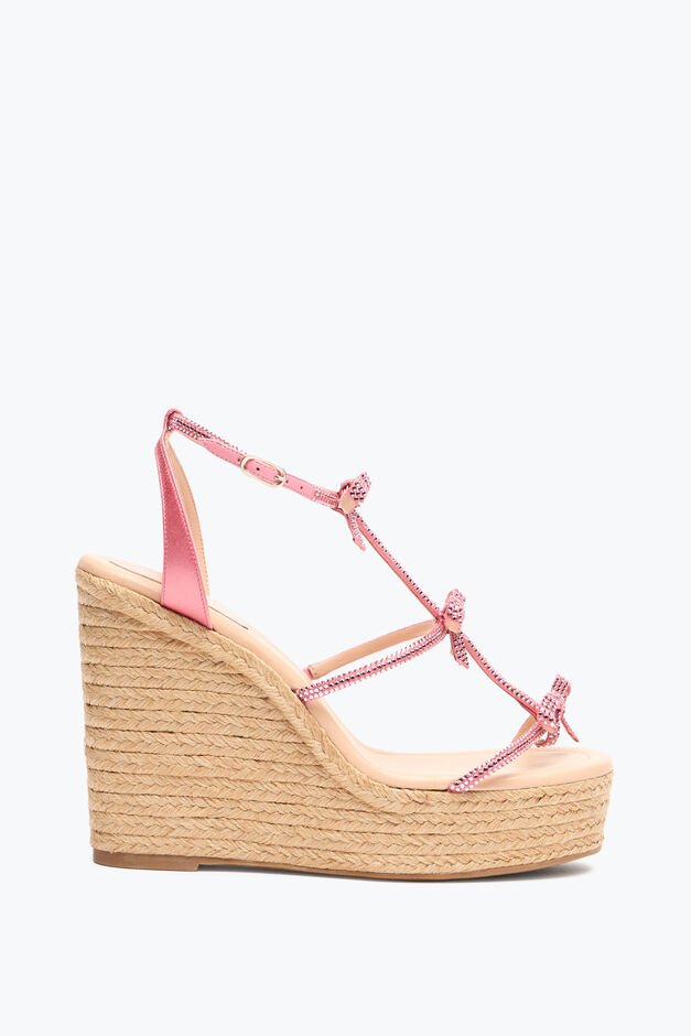 CATERINA CANDY PINK WEDGE SANDAL 120